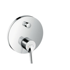 Hansgrohe Talis S Змішувач для ванни, одноважiльний, ПМ, з вбудованою захисною комбинацією, хром, (72406000)