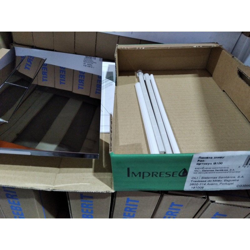 IMPRESE PAN,клавіша змиву, хром, пластик, (i8100)