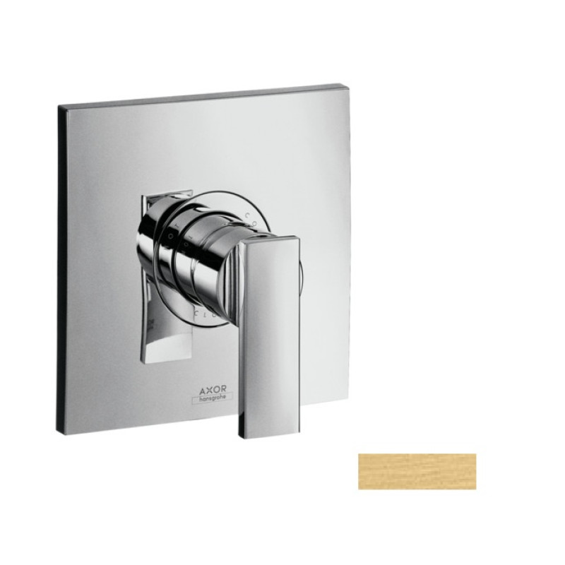 Axor Citterio Смеситель для душа однорычажный, скрытый монтаж, цвет шлиф. золото, (39655250)