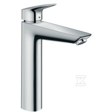 Hansgrohe Logis Змішувач для раковини 190, одноважiльний, без донного клапана, хром, (71091000)