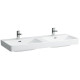 Laufen PRO S раковина 1200*460*175мм, подвiйна, з одним отвором пiд змiшувач, (H8149660001041)