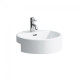Laufen LIVING CITY раковина 460*460*140мм, напіввбудована, отвір під змішувач, перелив, (H8134310001041)