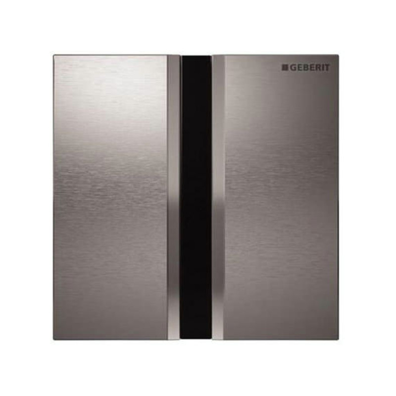 Geberit HYTOUCH SQUARE система електронного керування змиванням пісуара, живлення від батарей, захисна панель типу 50, хромований, матовий, (116.036.GH.1)