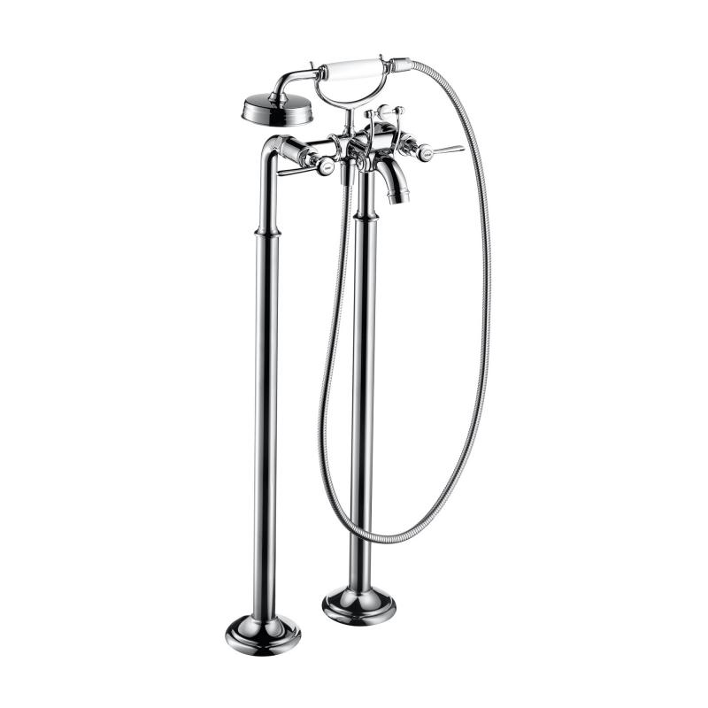 Axor Montreux Змішувач для ванни двоважельний, монтаж на підлогу, хром, (16553000)