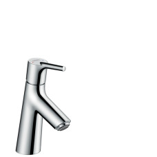 Hansgrohe Talis S Змішувач для раковини 80, одноважiльний, зі зливним гарнітуром, хром, (72010000)