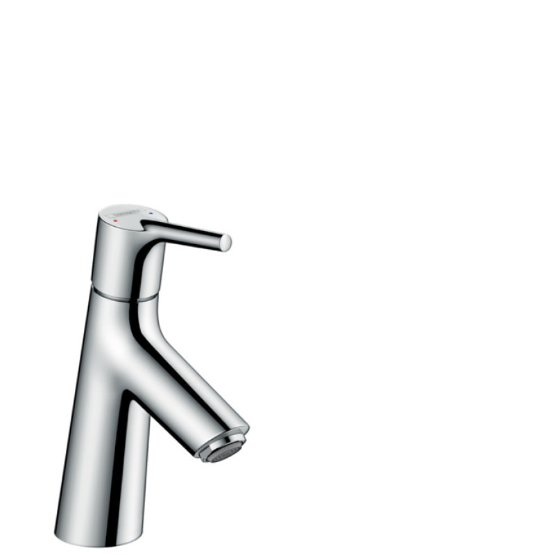 Hansgrohe Talis S Змішувач для раковини 80, одноважiльний, зі зливним гарнітуром, хром, (72010000)