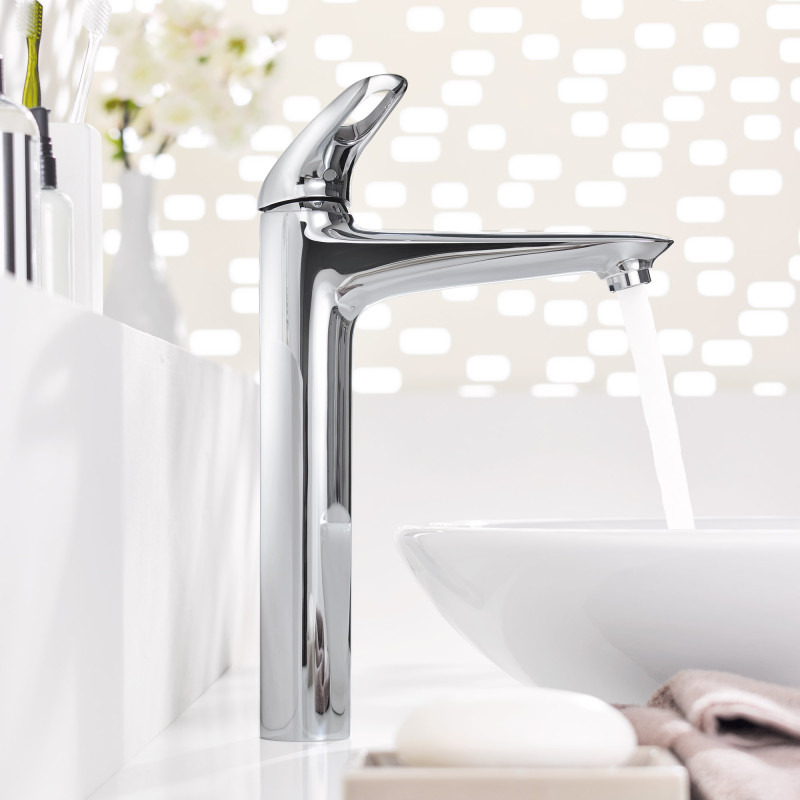 Grohe Eurostyle New Смеситель для раковины, однорычажный, высокий, (23570003)