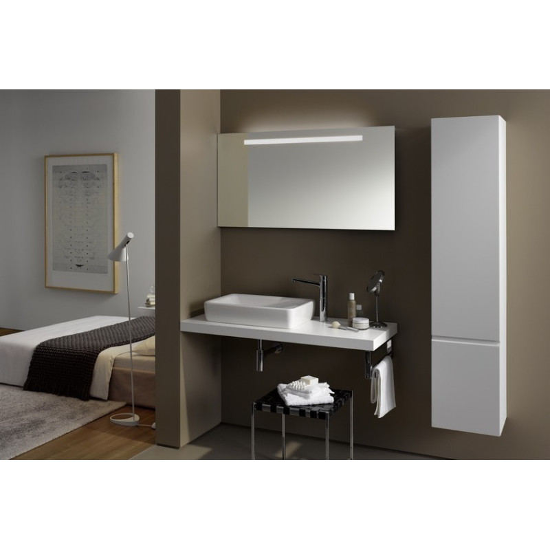 Laufen PRO S шафка 350*335*1650 висока, підвісна, дверні петлі ліворуч, 4 скляні полички, колір білий глянець, (H4831210954751)