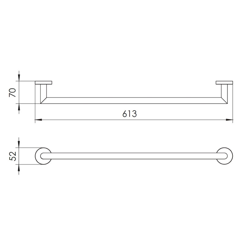 IMPRESE HRANICE тримач рушника 600 мм, (131100)