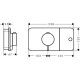Axor One Термостат для 1 потребителя, скрытый монтаж, хром, (45711000)