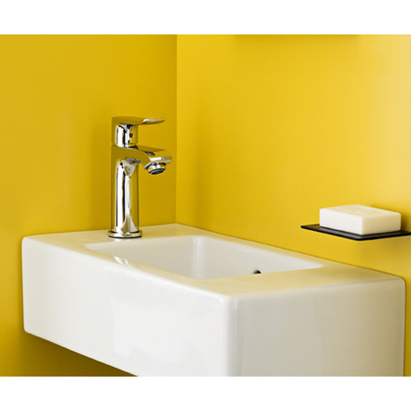 Hansgrohe Metris Змішувач для маленьк. раковини 100, одноважільний без зливного гарнитура, хром, (31186000)