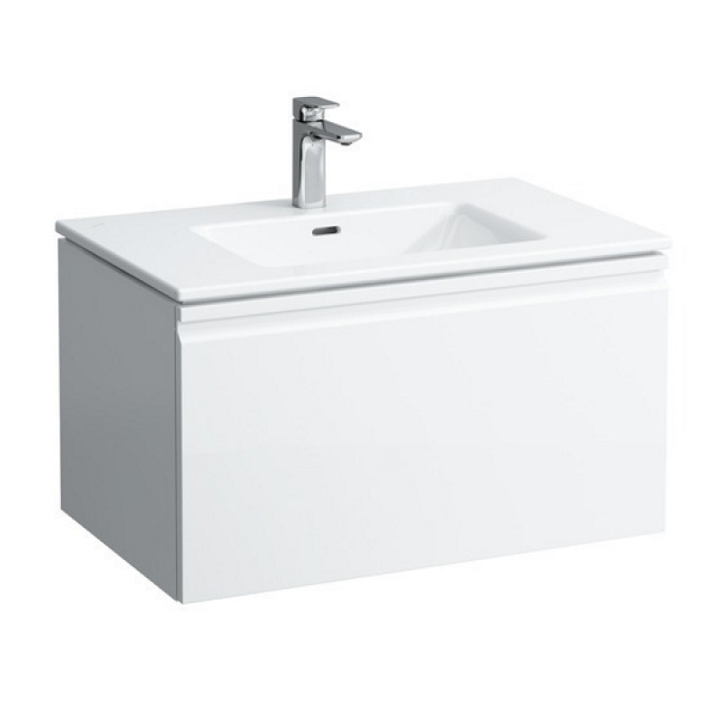 Laufen PRO S комплект тумба+умивальник 80*50см (8179650001041+4834710964641) (колiр бiлий глянець), (H8609634751041)