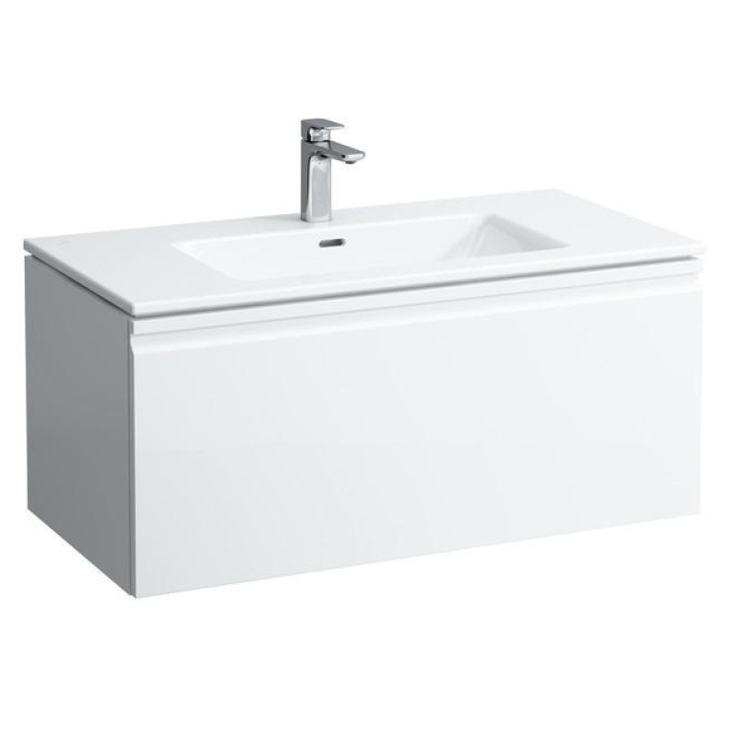 Laufen PRO S комплект тумба+умивальник 100*50см (8179670001041+4835310964641) (колiр бiлий глянець), (H8609654751041)