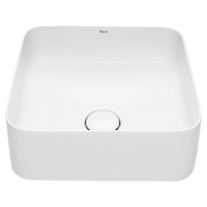 ROCA INSPIRA раковина-чаша 370*370мм, Square, з керамiч. декоративною кришкою донного клапану, (A327532000)