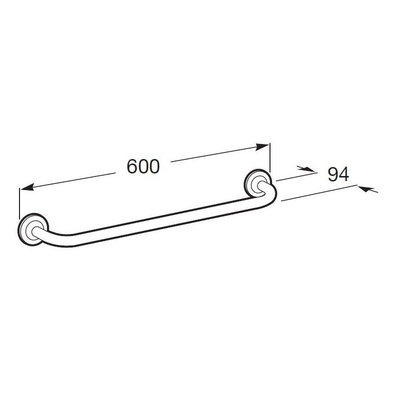 ROCA HOTEL`S тримач рушника 600мм, (A815422001)