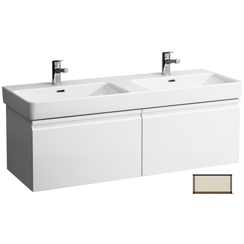 Laufen PRO S тумба 1260*450*390мм,пiд умивальник 814968, 2 висувних ящика, 2 внутр. висувних ящика, колiр 02, (H4835720969991)