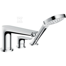 Hansgrohe Talis E Змiшувач на край ванни, на 3 отвори, хром, (71731000)