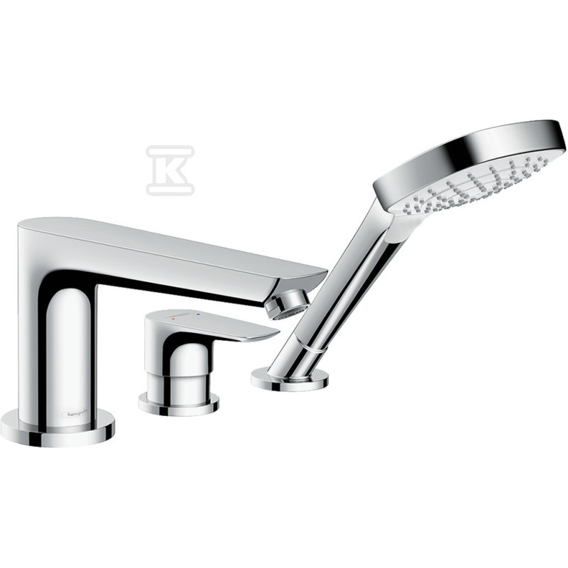 Hansgrohe Talis E Змiшувач на край ванни, на 3 отвори, хром, (71731000)