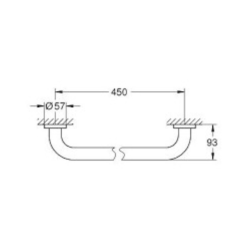 Grohe Essentials Поручень, (40793001)