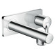 Hansgrohe Talis S Зміщувач для раковини, одноважільний, з виливом 165 мм, прихований настінний монтаж, хром, (72110000)