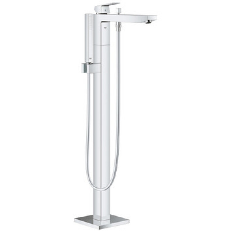 Grohe Eurocube Смеситель для ванны однорычажный, DN 15, монтаж на пол, хром, (23672001)
