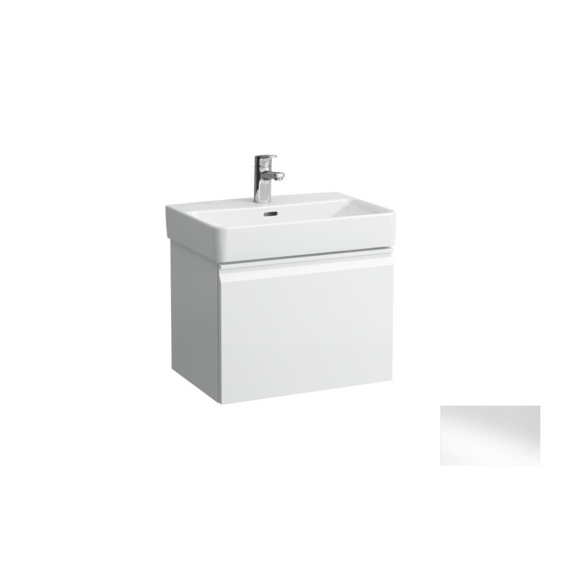 Laufen PRO S тумба 570*450*390мм, для раковини 810963, з высувним ящ., з внутр. висувним, бiлий глянець, (H4833720964751)