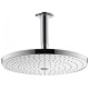 Hansgrohe Raindance Select S 300 2jet Верхній душ с кронштейном зі стелі, ½’, білий/хром, (27337400)