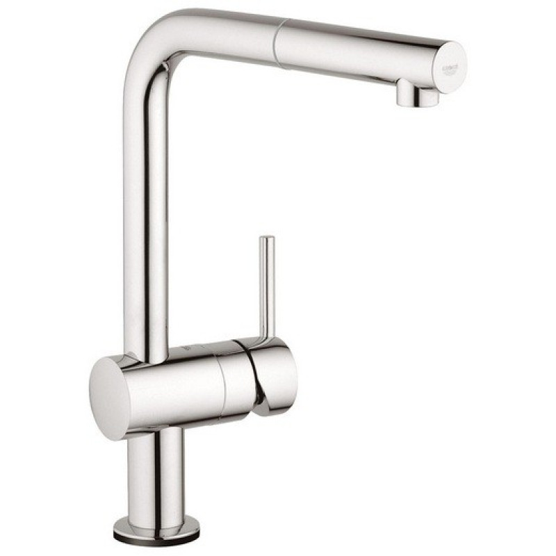 Grohe Minta Touch Смеситель для кухни однорычажный сенсорный (батарейка 6 V)1/2", L-излив, хром, (31360001)