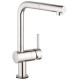 Grohe Minta Touch Смеситель для кухни однорычажный сенсорный (батарейка 6 V)1/2", L-излив, хром, (31360001)