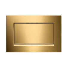 Geberit SIGMA10 SQUARE змивна клавішадля змивання / зупинки змивання, з кріпленням на гвинтах, позолота, (115.893.45.1)