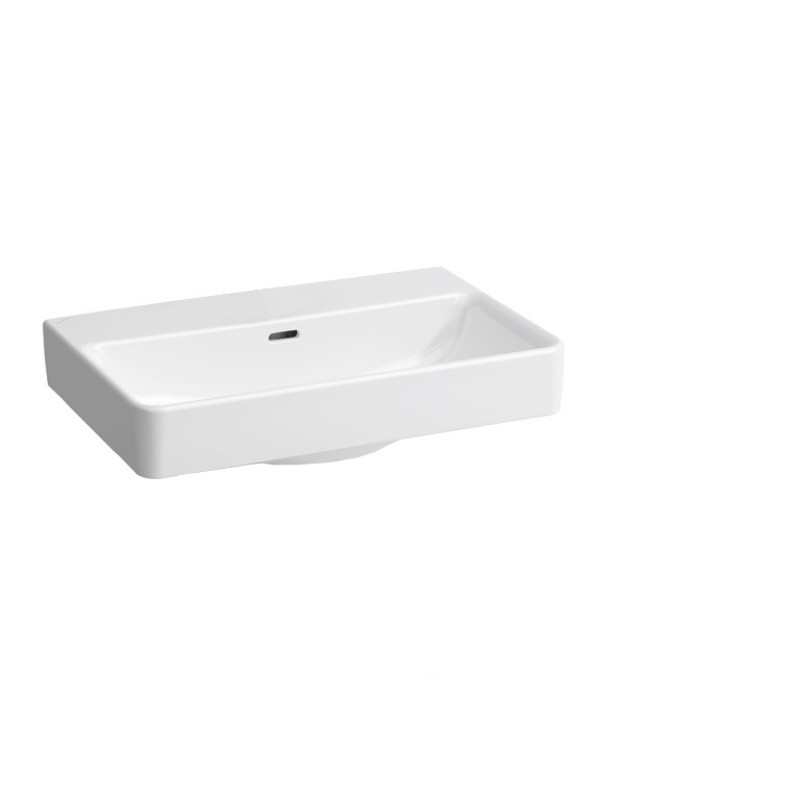 Laufen PRO S раковина 600*380мм, без отв. пiд змiшувач, вiдшлiф. нижня поверхня, монт. зверху, з покриттям LCC, (H8179594001091)