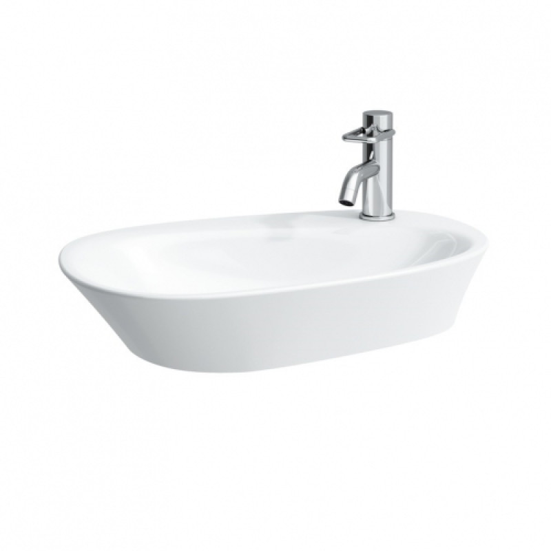 Laufen PALOMBA раковина-чаша 600*400мм, з 1-м отв. пiд змiшувач, з монт. комплектом крiплень, без сифону, (H8168030001041)