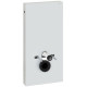 Geberit Monolith Инсталляция для подвесного унитаза, H101, подключение снизу, белое стекло, (131.021.SI.5)