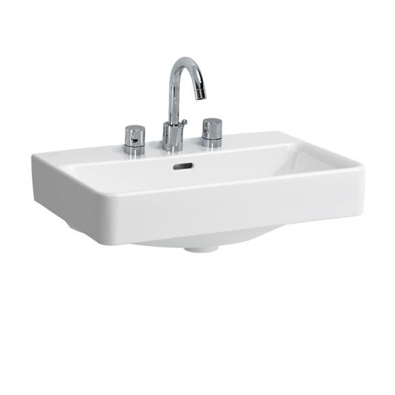 Laufen PRO S раковина 550*380мм, монт. зверху, без отвору пiд змiшувач, (H8189584001091)