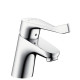 Hansgrohe Focus Care Змішувач для раковины 70, одноважільний, зі зливним гарнітуром, з довгою ручкою, хром, (31910000)