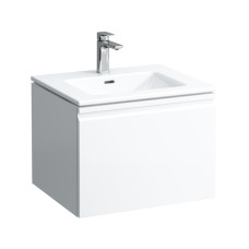 Laufen PRO S тумба 60*50см, з раковиною, з 1-м отв. пiд змiшувач посерединi, з комп. сифоном, колiр бiлий матовий, (H8609614631041)