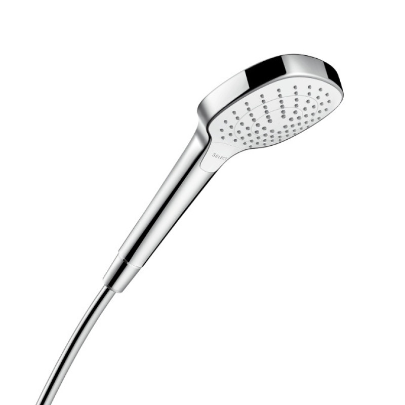 Hansgrohe Croma Selec E Vario Ручний душ EcoSmart 9л/хв., білий/хром, (26813400)