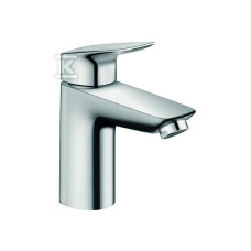 Hansgrohe Logis 100 Змішувач для раковини, одноважільний, з клапаном push-open, хром, (71107000)