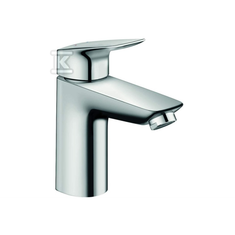 Hansgrohe Logis 100 Змішувач для раковини, одноважільний, з клапаном push-open, хром, (71107000)