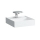 Laufen KARTELL мiнi-раковина 460*460мм, з 1-м отв. пiд змiшувач посерединi, без отв.переливу, SaphirKeramik, (H8153310001111)