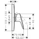 Hansgrohe Logis Смеситель для душа, однорычажный, (71607000)