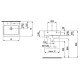 Laufen LIVING CITY раковина 60*46см, без отв. для змiш., з отв.переливу, (H8174330001091)
