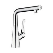 Hansgrohe Metris Select Змішувач для кухні одноважiльний, покриття-під сталь, (14883800)