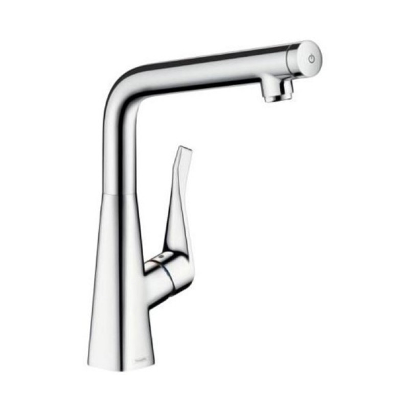 Hansgrohe Metris Select Смеситель для кухни однорычажный, покрытие-под сталь, (14883800)
