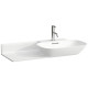 Laufen INO умивальник з полицею злiва 900*450, білий, (H8133010001041)