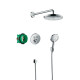 Hansgrohe ShowerSet Raindance Select S / ShowerSelect S Душовий набір (верхній, ручний душ, ibox, термостат), (27297000)