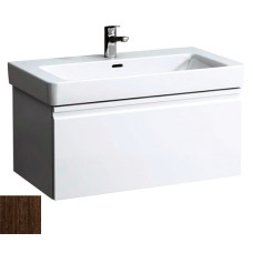 Laufen PRO S тумба з раковиною 800 * 500мм, 1 отвір для змішувача посередині, з компактним сифоном, колір венге, (H8609644231041)