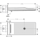 Hansgrohe Raindance Rainmaker Select 580 Верхній душ, (24001400)