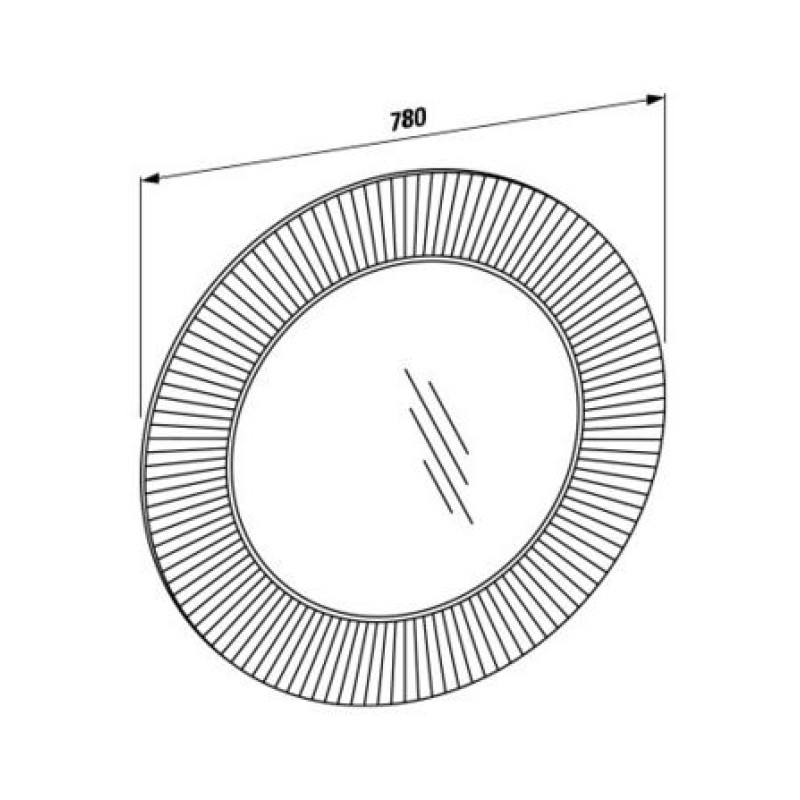 Laufen KARTELL дзеркало, (H3863310820001)