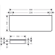 Axor Поличка 300мм, (42838000)